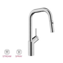 Vòi rửa bát nóng lạnh dây rút Paul Schmitt PA321KS