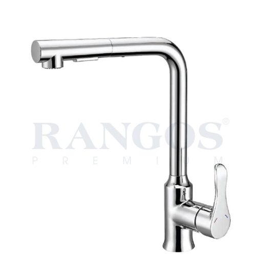 Vòi rửa bát nóng lạnh dây rút Rangos RG-526