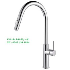 Vòi bếp nóng lạnh rút dây Bancoot R04-1