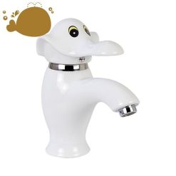 Vòi chậu lavabo trẻ em con voi ngộ nghĩnh màu trắng Miken MKV-097T