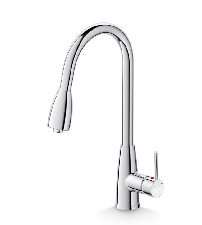 Vòi rửa bát nóng lạnh dây rút Viglacera VG768