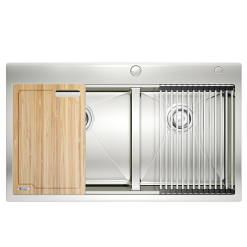 Chậu rửa bát 2 hố KONOX Workstation Sink-Topmount Sink KN8250TD