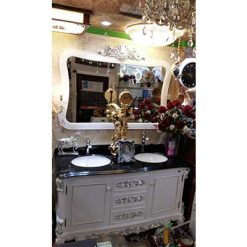 Bộ tủ chậu gỗ sồi Dada WTS143
