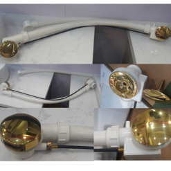 Xi phông bồn tắm mầu vàng HM-010XPV