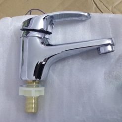 Vòi chậu lavabo vuông mạ đen giá rẻ HM-210307B
