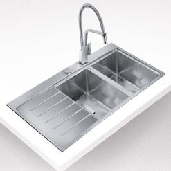 Chậu rửa bát Teka ZENIT R15 2B 1D