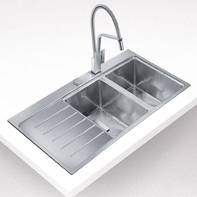 Chậu rửa bát Teka ZENIT R15 2B 1D