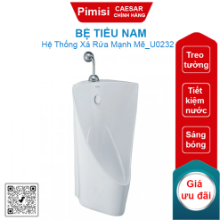 Bệ tiểu nam Caesar U0232 treo tường