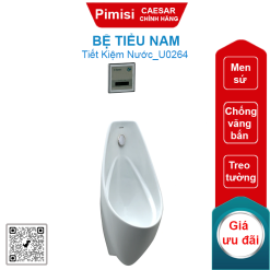 Bệ tiểu nam Caesar U0264 treo tường