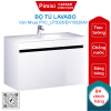 Bộ tủ Lavabo treo tường Caesar LF5028/EH15028AV màu trắng