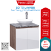 Bộ tủ lavabo Caesar L5221/EH46002AWV chậu đặt bàn