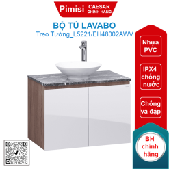Bộ tủ lavabo Caesar L5221/EH48002AWV chậu đặt bàn