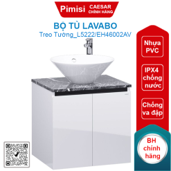 Bộ tủ lavabo Caesar L5222/EH46002AV chậu đặt bàn