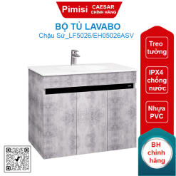 Bộ tủ lavabo Caesar LF5026/EH05026ASV liền bàn