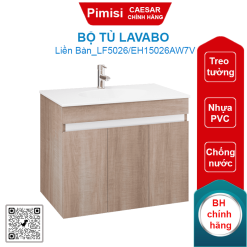 Bộ tủ lavabo Caesar LF5026/EH15026AW7V liền bàn