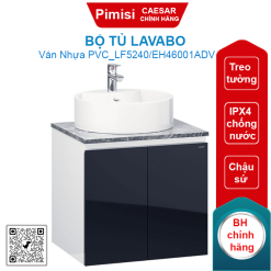 Bộ tủ lavabo Caesar LF5240/EH46001ADV chậu đặt bàn