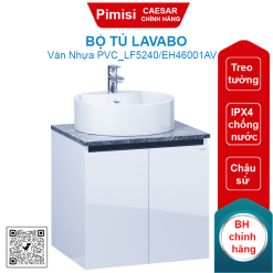 Bộ tủ lavabo Caesar LF5240/EH46001AV chậu đặt bàn