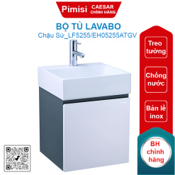 Bộ tủ lavabo Caesar LF5255/EH05255ATGV liền bàn