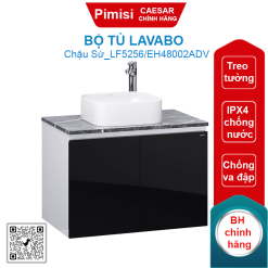 Bộ tủ lavabo Caesar LF5256/EH48002ADV chậu đặt bàn