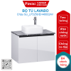 Bộ tủ lavabo Caesar LF5256/EH48002AV chậu đặt bàn