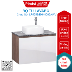 Bộ tủ lavabo Caesar LF5256/EH48002AWV chậu đặt bàn
