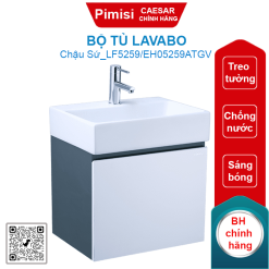 Bộ tủ lavabo Caesar LF5259/EH05259ATGV liền bàn