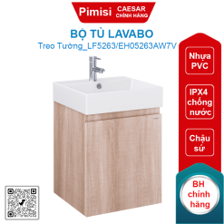 Bộ tủ lavabo Caesar LF5263/EH05263AW7V liền bàn