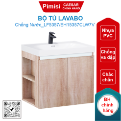 Bộ tủ lavabo Caesar LF5357/EH15357CLW7V liền bàn