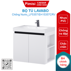 Bộ tủ lavabo Caesar LF5357/EH15357CRV liền bàn