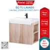 Bộ tủ lavabo Caesar LF5357/EH15357CRW7V liền bàn