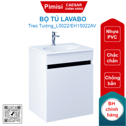 Bộ tủ lavabo treo tường Caesar L5022/EH15022AV màu trắng