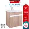 Bộ tủ lavabo treo tường Caesar LF5017/EH15017AW7V màu trắng
