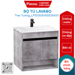 Bộ tủ lavabo treo tường Caesar LF5030/EH05030ASV màu trắng