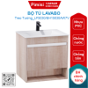 Bộ tủ lavabo treo tường Caesar LF5030/EH15030AW7V màu trắng