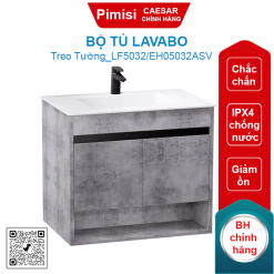 Bộ tủ lavabo treo tường Caesar LF5032/EH05032ASV màu trắng