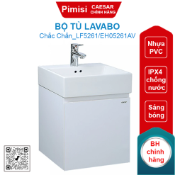 Bộ tủ lavabo treo tường Caesar LF5261/EH05261AV màu trắng