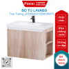 Bộ tủ lavabo treo tường Caesar LF5358/EH15358CRW7V màu trắng