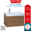 Bộ tủ lavabo treo tường Caesar LF5382/EH05382DWV vân gỗ