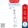 Bộ vòi sen cây CAESAR S123C/BS125 nóng lạnh mạ sáng bóng