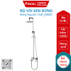 Bộ vòi sen đứng CAESAR S668C nóng lạnh đồng nguyên chất
