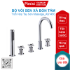 Bộ vòi sen xả bồn tắm Caesar AS143C massage nóng lạnh