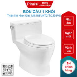 Bồn Cầu 1 Khối TOTO MS188VKT2/TC393VS