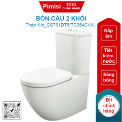 Bồn cầu 2 khối TOTO CS761DT5/TC384CVK