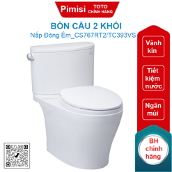 Bồn cầu 2 khối TOTO CS767RT2/TC393VS