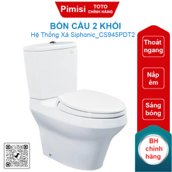 Bồn cầu 2 khối TOTO CS945PDT2 thoát ngang