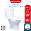 Bồn cầu Caesar CD1338 thùng T1238 2 nhấn nắp thường