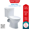 Bồn cầu Caesar CPT1332 2 khối thùng T1116 thoát ngang xả gạt
