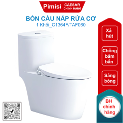 Bồn cầu nắp rửa cơ Caesar C1364F/TAF060 1 khối