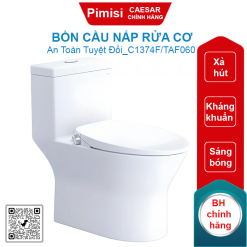 Bồn cầu nắp rửa cơ Caesar C1374F/TAF060 1 khối