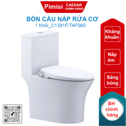 Bồn cầu nắp rửa cơ Caesar C1391F/TAF060 1 khối